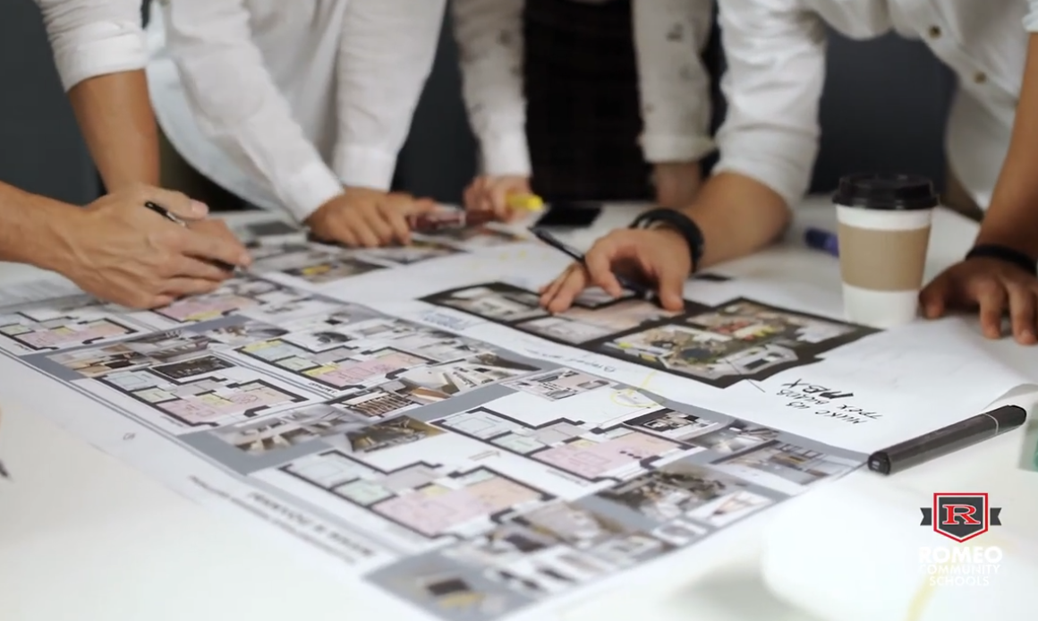 Job Shadowing at Romeo High School